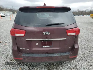 2017 Kia Sedona SX with VIN KNDMC5C12H6324411, listed as a Copart auction lot 52789895 with 27,003 mi miles and Salvage Title. Bid and sale history available at carsss.com. Image 6.