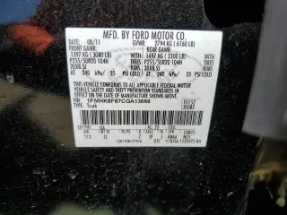 2012 Ford Explorer Limited with VIN 1FMHK8F87CGA13666, listed as a Copart auction lot 52298365 with 119,094 mi miles and Salvage Title. Bid and sale history available at DreamBid. Image 13.