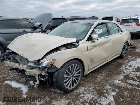 2018 Lincoln Continental Select with VIN 1LN6L9SK3J5601245, listed as a Copart auction lot 86254674 with 0 mi miles and Salvage Title. Bid and sale history available at carsss.com. Image 1.