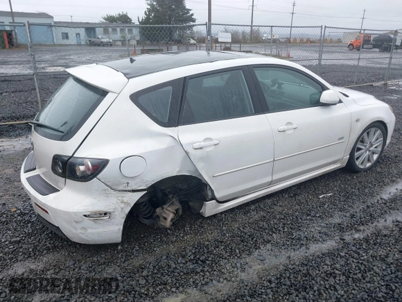 2008 Mazda Mazda3 s Sport with VIN JM1BK343381791106, listed as a IAAI auction lot 41845760 with 88,390 mi miles. Bid and sale history available at carsss.com. Image 4.