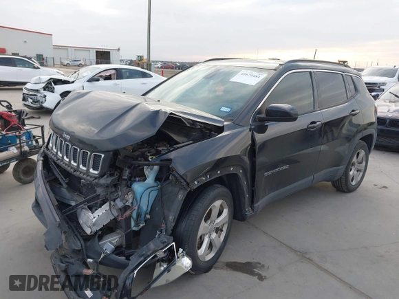 2018 Jeep Compass Altitude with VIN 3C4NJCBB5JT240751, listed as a IAAI auction lot 41674481 with 132,898 mi miles and . Bid and sale history available at DreamBid. Image 2.