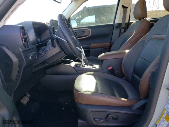 2021 Ford Bronco Sport Outer Banks with VIN 3FMCR9C69MRB40007, listed as a Copart auction lot 46859915 with 21,464 mi miles and Salvage Title. Bid and sale history available at carsss.com. Image 7.