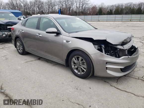 2016 Kia Optima LX Turbo with VIN 5XXGT4L10GG011106, listed as a Copart auction lot 43805715 with 81,747 mi miles and Salvage Title. Bid and sale history available at carsss.com. Image 4.