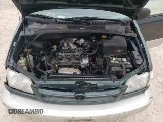 1999 Toyota Sienna LE with VIN 4T3ZF13C6XU151285, listed as a Copart auction lot 43792835 with 0 mi miles and Salvage Title. Bid and sale history available at carsss.com. Image 12.