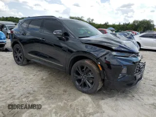 2022 Chevrolet Blazer RS z VIN 3GNKBERS9NS214805, wystawiony jako Copart lot #58304495 z przebiegiem Nie podano mil oraz Nie do naprawy • Non repairable. Historia ofert i sprzedaży dostępna na DreamBid. Obrazek 4.