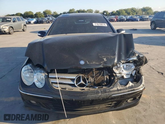 2007 Mercedes-Benz CLK 350 with VIN WDBTJ56H37F229024, listed as a Copart auction lot 71610814 with 90,017 mi miles and Salvage Title. Bid and sale history available at DreamBid. Image 5.
