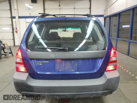 2003 Subaru Forester X with VIN JF1SG63623H716059, listed as a Copart auction lot 82716474 with 155,011 mi miles and Salvage Title. Bid and sale history available at carsss.com. Image 6.