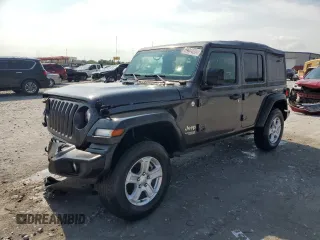 2019 Jeep Wrangler Unlimited Sport Altitude with VIN 1C4HJXDG8KW577553, listed as a Copart auction lot 69044004 with 65,130 mi miles and Salvage title. Bid and sale history available at DreamBid. Image 1.