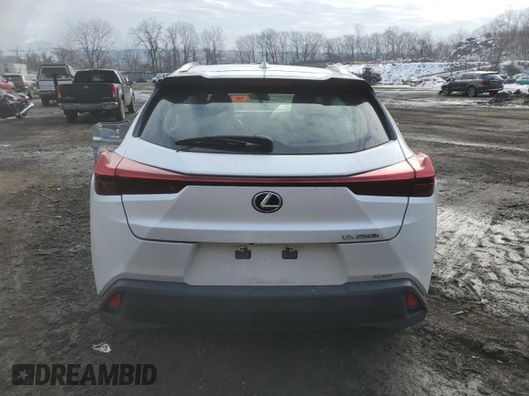 2021 Lexus UX 250h z VIN JTHX9JBH1M2037919, wystawiony jako Copart lot #46970385 z przebiegiem Nie podano mil oraz Szkoda całkowita • Salvage title. Historia ofert i sprzedaży dostępna na DreamBid. Obrazek 6.