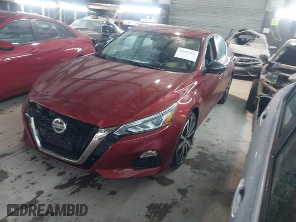 2021 Nissan Altima 2.5 SR with VIN 1N4BL4CV4MN316661, listed as a IAAI auction lot 40865466 with 74,304 mi miles. Bid and sale history available at carsss.com. Image 20.