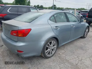 2007 Lexus IS with VIN JTHBK262175046682, listed as a IAAI auction lot 42167067 with 253,224 mi miles. Bid and sale history available at carsss.com. Image 4.