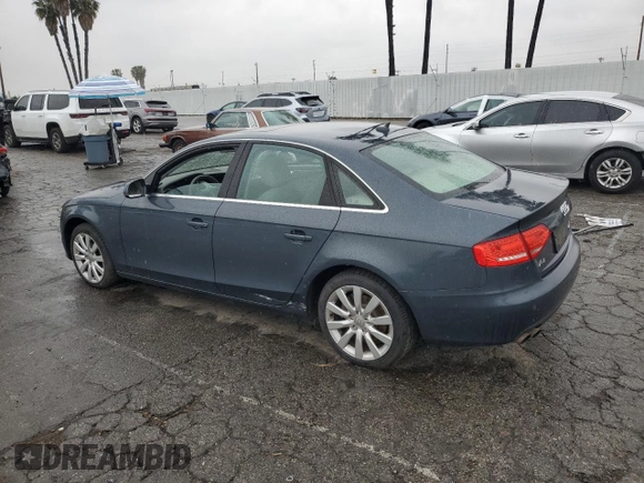 2010 Audi A4 2.0T Premium Plus with VIN WAUFFAFL1AN032005, listed as a Copart auction lot 46853285 with 104,316 mi miles and Salvage Title. Bid and sale history available at carsss.com. Image 2.