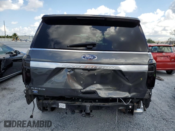 2020 Ford Expedition Platinum with VIN 1FMJU1LT2LEA61180, listed as a Copart auction lot 56581695 with 62,879 mi miles and Salvage title. Bid and sale history available at DreamBid. Image 6.
