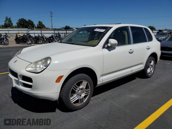 2006 Porsche Cayenne z VIN WP1AA29P36LA22013, wystawiony jako Copart lot #58748915 z przebiegiem 164 710 mil mil oraz Szkoda całkowita • Salvage title. Historia ofert i sprzedaży dostępna na DreamBid. Obrazek 1.