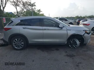 2021 Infiniti QX50 Luxe with VIN 3PCAJ5BA7MF105890, listed as a IAAI auction lot 42346569 with 26,784 mi miles and . Bid and sale history available at DreamBid. Image 13.