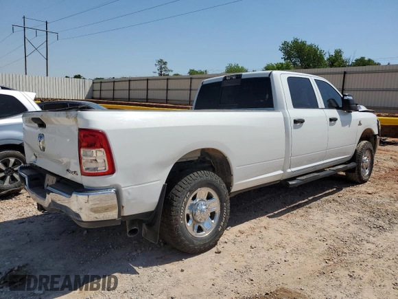 2024 Ram 2500 Tradesman z VIN 3C6UR5HL9RG141202, wystawiony jako Copart lot #56308845 z przebiegiem Nie podano mil oraz Szkoda całkowita • Salvage title. Historia ofert i sprzedaży dostępna na DreamBid. Obrazek 3.