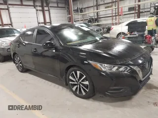 2022 Nissan Sentra SV with VIN 3N1AB8CV5NY225552, listed as a IAAI auction lot 41757701 with 36,699 mi miles. Bid and sale history available at carsss.com. Image 1.