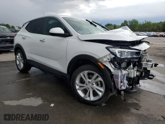 2021 Buick Encore GX Preferred z VIN KL4MMBS25MB114242, wystawiony jako Copart lot #59799905 z przebiegiem 67 300 mil mil oraz Szkoda całkowita • Salvage title. Historia ofert i sprzedaży dostępna na DreamBid. Obrazek 4.