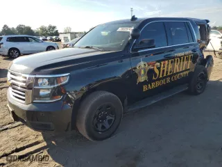 2020 Chevrolet Tahoe Commercial with VIN 1GNLCDEC4LR243199, listed as a Copart auction lot 73032674 with 133,739 mi miles and Salvage Title. Bid and sale history available at carsss.com. Image 1.