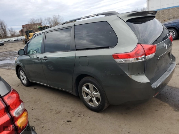 2011 Toyota Sienna LE AAS with VIN 5TDKK3DC9BS064241, listed as a Copart auction lot 51799365 with 124,553 mi miles and Non Repairable. Bid and sale history available at carsss.com. Image 2.