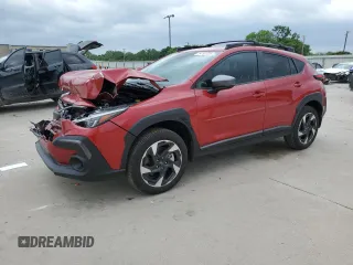 2024 Subaru Crosstrek Limited с VIN 4S4GUHM64R3820931, выставлен на аукционе Copart как лот 54792705 с пробегом 1 596 миль миль и Списание • Salvage title. История ставок и продаж доступна на DreamBid. Изображение 1.