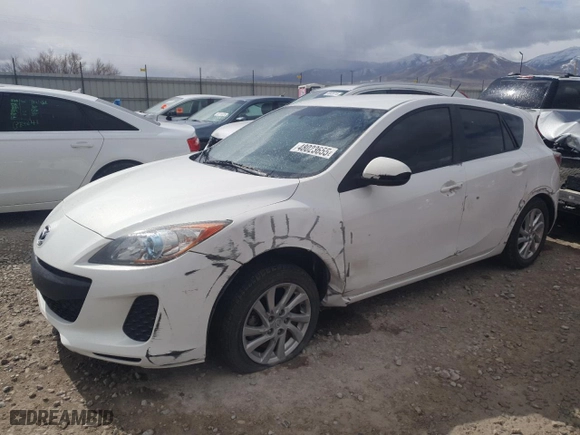 2012 Mazda Mazda3 i Touring with VIN JM1BL1L89C1620786, listed as a Copart auction lot 48023655 with 174,580 mi miles and Salvage Title. Bid and sale history available at carsss.com. Image 1.