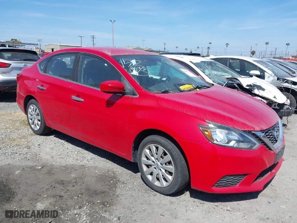 2017 Nissan Sentra SV with VIN 3N1AB7APXHL686584, listed as a IAAI auction lot 41893178 with 38,640 mi miles. Bid and sale history available at carsss.com. Image 1.
