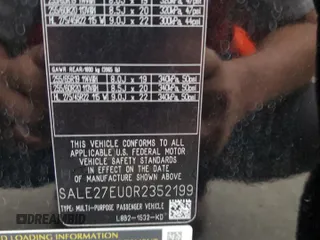 2024 Land Rover Defender X-Dynamic SE with VIN SALE27EU0R2352199, listed as a Copart auction lot 80959384 with 2,435 mi miles and Salvage title. Bid and sale history available at DreamBid. Image 14.