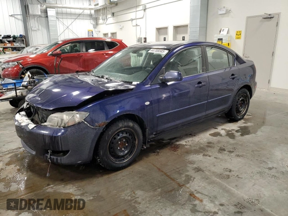 2005 Mazda 3 i with VIN JM1BK12F451224352, listed as a Copart auction lot 44708585 with 156,698 mi miles and Salvage Title. Bid and sale history available at DreamBid. Image 1.