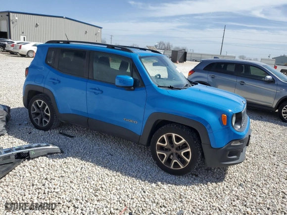 2015 Jeep Renegade Latitude with VIN ZACCJABT0FPB61199, listed as a Copart auction lot 48320975 with 86,355 mi miles and Salvage Title. Bid and sale history available at carsss.com. Image 4.