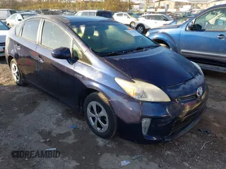 2013 Toyota Prius One with VIN JTDKN3DU4D1649342, listed as a IAAI auction lot 41075978 with 138,768 mi miles. Bid and sale history available at carsss.com. Image 1.