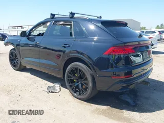2021 Audi Q8 Premium Plus z VIN WA1EVAF14MD003053, wystawiony jako IAAI lot #41854362 z przebiegiem 32 412 mil mil oraz . Historia ofert i sprzedaży dostępna na DreamBid. Obrazek 3.