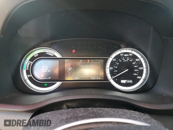 2017 Kia Niro FE with VIN KNDCB3LC5H5049319, listed as a Copart auction lot 46714525 with 50,213 mi miles and Salvage Title. Bid and sale history available at carsss.com. Image 9.