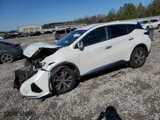 2019 Nissan Murano SV with VIN 5N1AZ2MJ5KN136070, listed as a Copart auction lot 46271285 with 163,977 mi miles and Salvage Title. Bid and sale history available at carsss.com. Image 1.