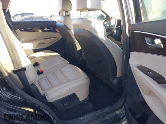 2018 Kia Sorento EX with VIN 5XYPHDA51JG362908, listed as a IAAI auction lot 41447663 with 113,182 mi miles and . Bid and sale history available at carsss.com. Image 8.