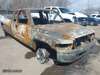 2002 Dodge Ram 2500 with VIN 3B7KF23Z82M265794, listed as a IAAI auction lot 41839111 with 1 mi miles. Bid and sale history available at carsss.com. Image 1.