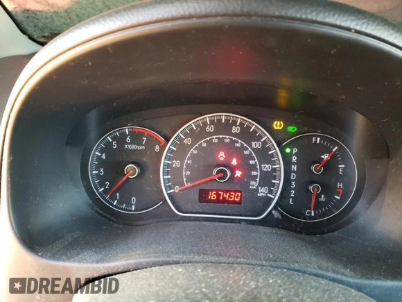 2008 Suzuki SX4 with VIN JS2YB413985104472, listed as a Copart auction lot 82954854 with 167,430 mi miles and Salvage Title. Bid and sale history available at carsss.com. Image 9.