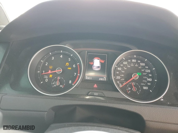 2017 Volkswagen Golf GTI S with VIN 3VW447AUXHM042195, listed as a Copart auction lot 86903804 with 80,651 mi miles and Salvage Title. Bid and sale history available at carsss.com. Image 9.