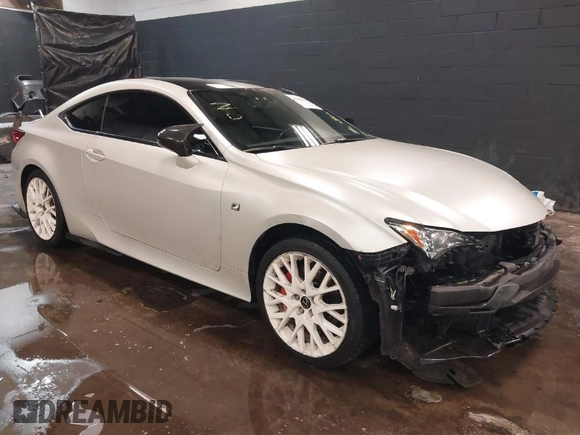 2016 Lexus RC 300 with VIN JTHSM5BC6G5000114, listed as a IAAI auction lot 41608559 with 156,692 mi miles. Bid and sale history available at carsss.com. Image 1.