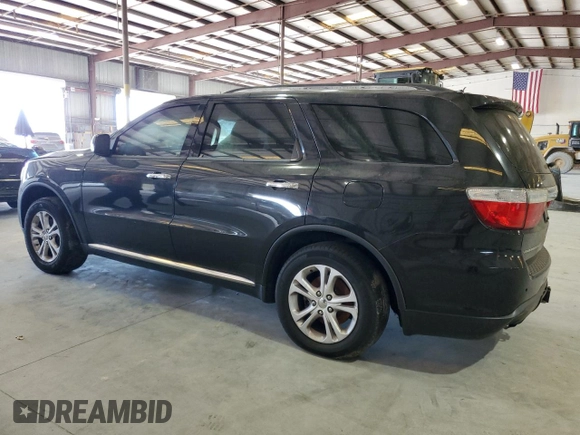 2013 Dodge Durango Crew with VIN 1C4RDHDG5DC617402, listed as a Copart auction lot 58056795 with 180,990 mi miles and Salvage title. Bid and sale history available at DreamBid. Image 2.