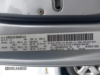 2011 Jeep Grand Cherokee Laredo with VIN 1J4RR4GG0BC622732, listed as a IAAI auction lot 42218785 with 127,186 mi miles and . Bid and sale history available at DreamBid. Image 9.