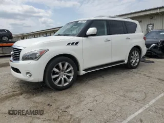 2011 Infiniti QX56 8-passenger z VIN JN8AZ2NC7B9300341, wystawiony jako Copart lot #52969675 z przebiegiem 146 118 mil mil oraz Szkody całkowita. Historia ofert i sprzedaży dostępna na DreamBid. Obrazek 1.