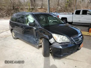2007 Honda Odyssey EX-L with VIN 5FNRL38727B129550, listed as a Copart auction lot 48263675 with 190,418 mi miles and Salvage Title. Bid and sale history available at DreamBid. Image 4.
