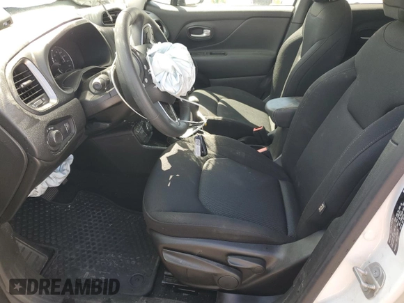 2023 Jeep Renegade Latitude z VIN ZACNJDB10PPP59961, wystawiony jako Copart lot #61457135 z przebiegiem Nie podano mil oraz Szkoda całkowita • Salvage title. Historia ofert i sprzedaży dostępna na DreamBid. Obrazek 7.