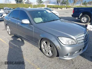2009 Mercedes-Benz C-Class 3.5L Sport with VIN WDDGF56X29R049276, listed as a IAAI auction lot 41627034 with 191,030 mi miles. Bid and sale history available at carsss.com. Image 1.