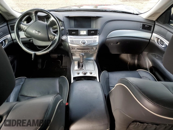 2018 Infiniti Q70 Luxe with VIN JN1BY1PR4JM370490, listed as a Copart auction lot 44268895 with 95,590 mi miles and Salvage title. Bid and sale history available at DreamBid. Image 8.
