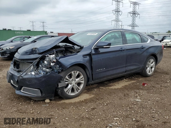 2015 Chevrolet Impala LT with VIN 2G1125S32F9159211, listed as a Copart auction lot 61585405 with 152,361 mi miles and Salvage title. Bid and sale history available at DreamBid. Image 1.