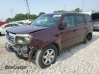 2012 Honda Pilot EX-L with VIN 5FNYF4H55CB065098, listed as a Copart auction lot 60738455 with 163,961 mi miles and Salvage title. Bid and sale history available at DreamBid. Image 1.