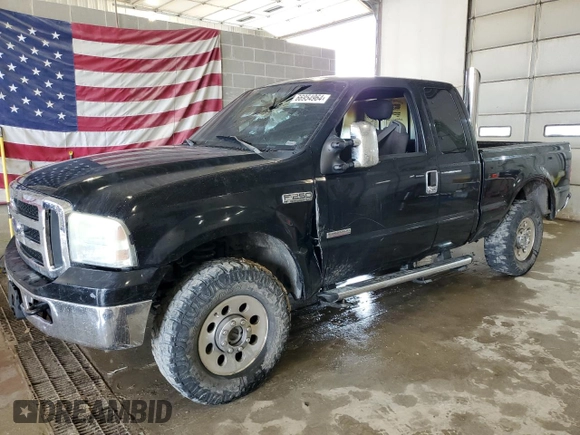2006 Ford Super Duty F-250 XL with VIN 1FTSX21P66EA06859, listed as a Copart auction lot 66954964 with 0 mi miles and Salvage Title. Bid and sale history available at carsss.com. Image 1.