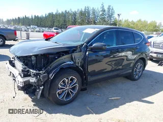 2022 Honda CR-V EX-L with VIN 5J6RT6H86NL032852, listed as a IAAI auction lot 42078671 with 27,347 mi miles and . Bid and sale history available at DreamBid. Image 2.